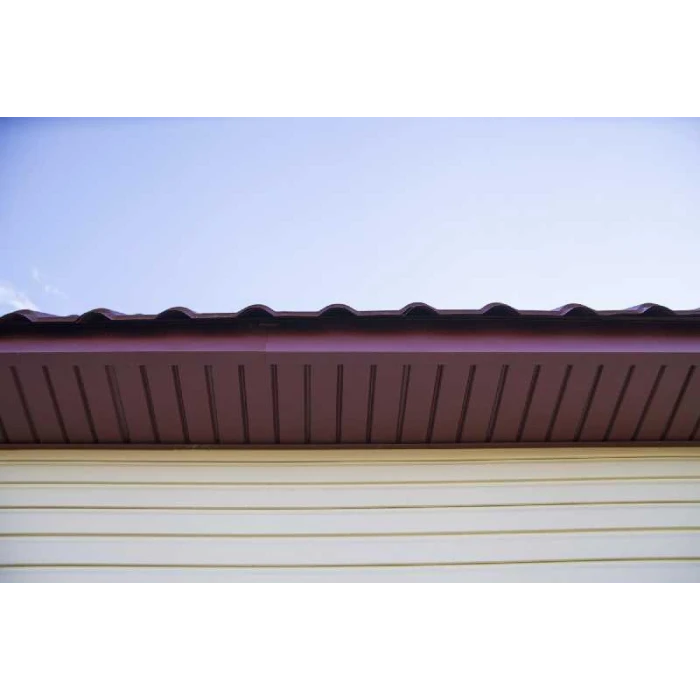 Софит металлический без перфорации 0,4 PE с пленкой RAL 6005 зеленый мох